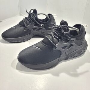 NIKE REACT PRESTO BLACK CAT RUNNING SNEAKER MEN'S SIZE 9 [AV2605-004]
